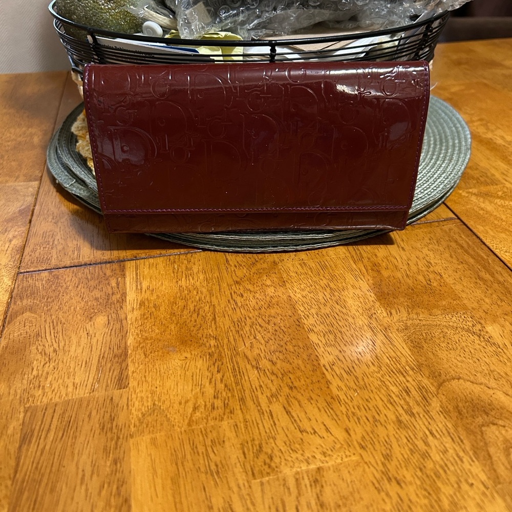 Dior Burgundy Wallet